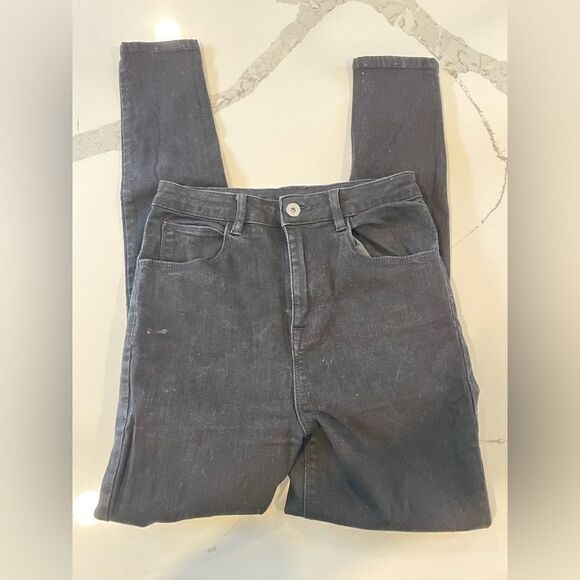 ASOS COLLUSION x001 Super Skinny Jeans Women’s Black, 28”x32" - Picture 1 of 8